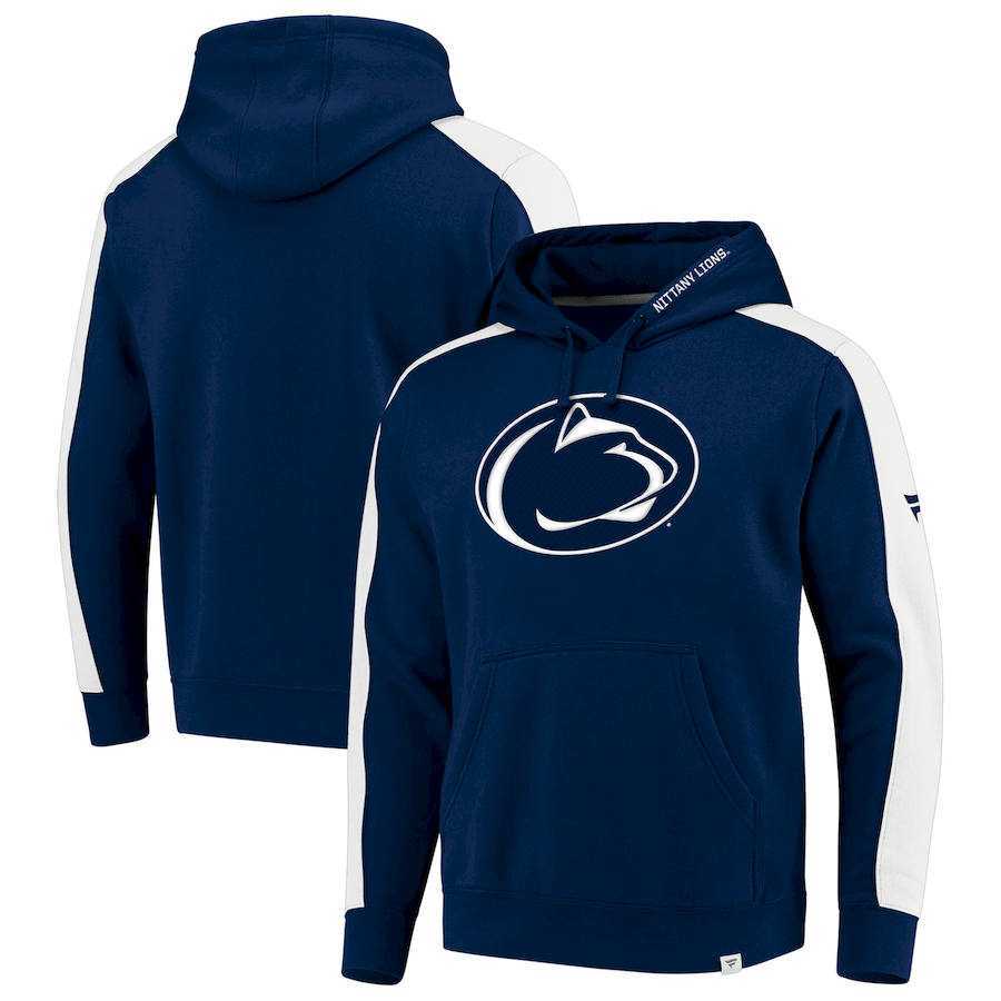 Men's Penn State Nittany Lions Fanatics Branded Iconic Colorblocked Fleece Pullover Hoodie Navy,We sell and wholesale Men's Penn State Nittany Lions Fanatics Branded Iconic Colorblocked Fleece Pullover Hoodie Navy on line form chian!
